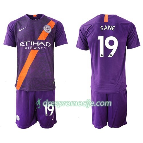 Manchester City Dres Sane 19 Dječji Treći 2018/19 Kratkih Rukava Manchester City Dres Sane 19 Dječji Treći 2018/19 Kratkih Rukava